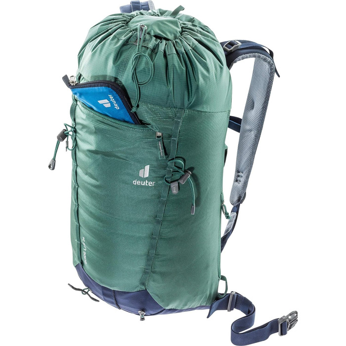 Рюкзак Deuter Guide Lite 24 л унісекс, сіро-зелений/синій, для туризму