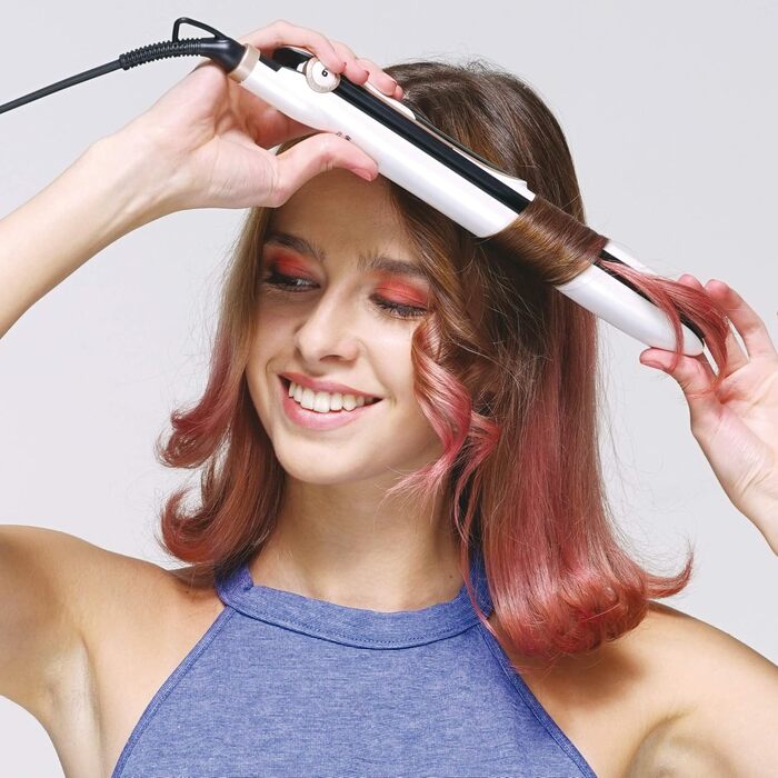 Випрямляч для волосся Bellissima Creativity Color Shine B22, для фарбованого волосся, з регулюванням температури 150-230°C, захисне покриття
