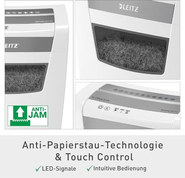 Шредер Leitz IQ Aktenvernichter Home Office: безпечне знищення документів, P4, 23L, для дому та офісу