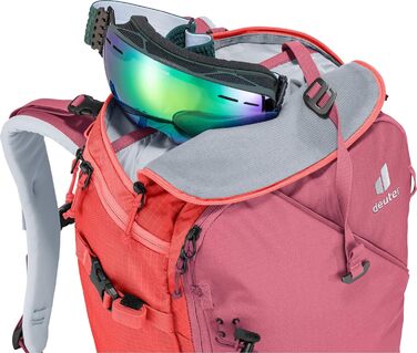 Жіночий рюкзак для гірськолижних турів Deuter Freerider Pro 32+ SL, 32+ л, бордовий