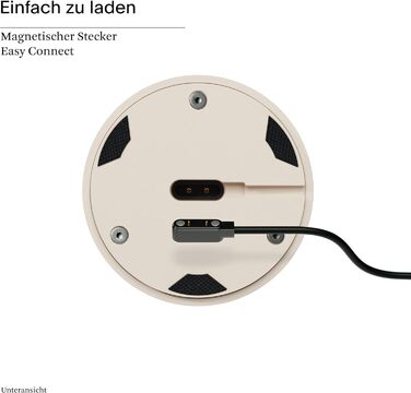 Настільна LED-лампа SIGOR Nudrop, акумуляторна, діммер, IP54, 29,2 см, для дому та вулиці, 12 годин, бежева