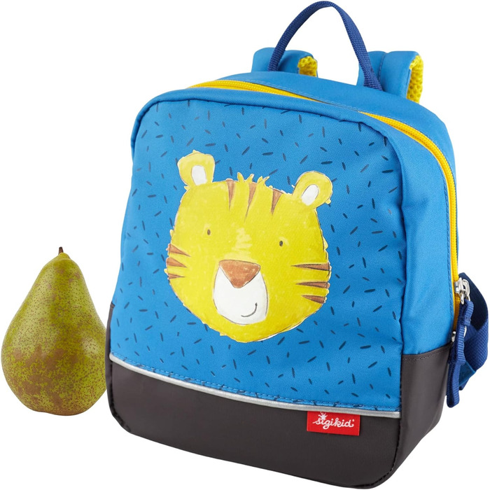 Дитячий рюкзак Sigikid Mini Tiger, синій, 23x20x10 см, універсальний для хлопчиків та дівчаток