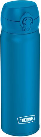 Термос-пляшка Thermos ULTRALIGHT 500 мл з нержавіючої сталі, блакитна, зберігає тепло до 10 годин та холод до 20 годин, герметична, для води, чаю та напоїв