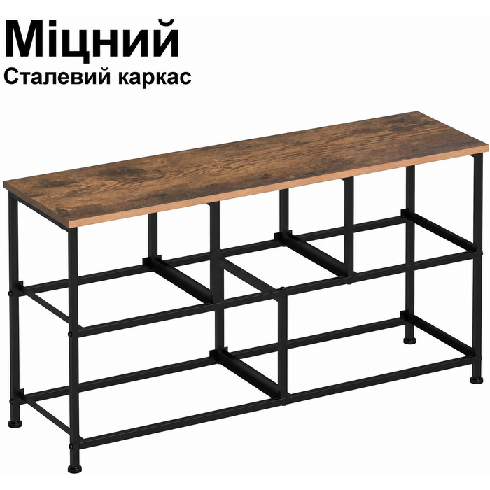 Комод VEDECASA з 5 шухлядами для спальні, індустріальний тумба-комод з металевим каркасом і дерев'яною стільницею для вітальні, дитячої, коридору, рустикальний стиль