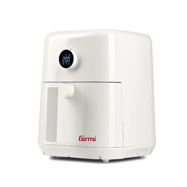 Аерофритюрниця Girmi FG86 Ecofrit Easy на 5 літрів, 1400 Вт, 6 програм, дисплей з поворотним регулятором, таймер, книга рецептів