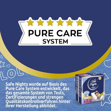 Нічні трусики Babylino Safe Nights для хлопчиків 8-13 років (30-48 кг), підгузки на ніч, 84 шт.