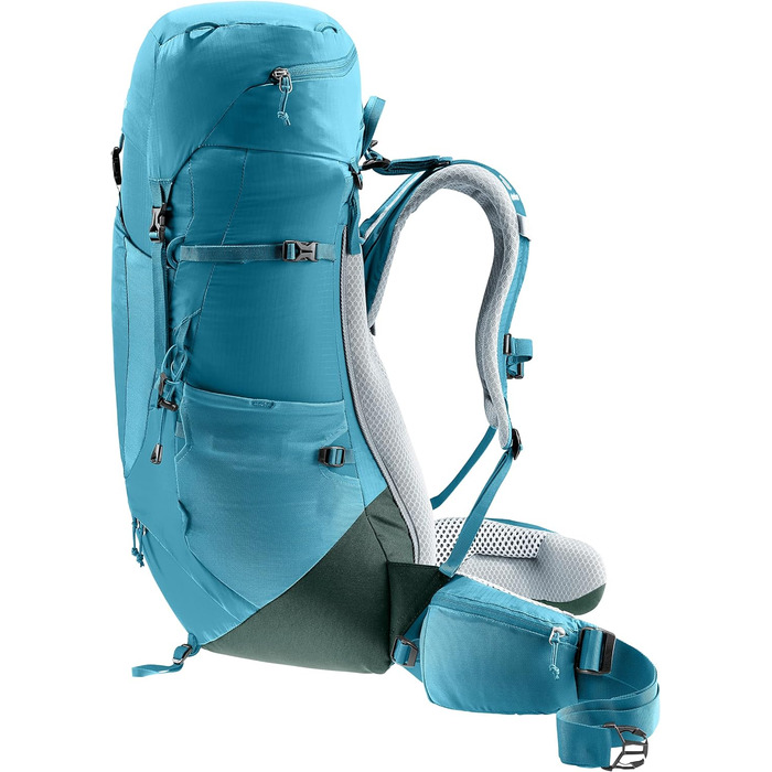 Рюкзак для трекінгу Deuter Aircontact Lite 35+10 SL для жінок, легкий, Lagoon-ivy, 35+10 л