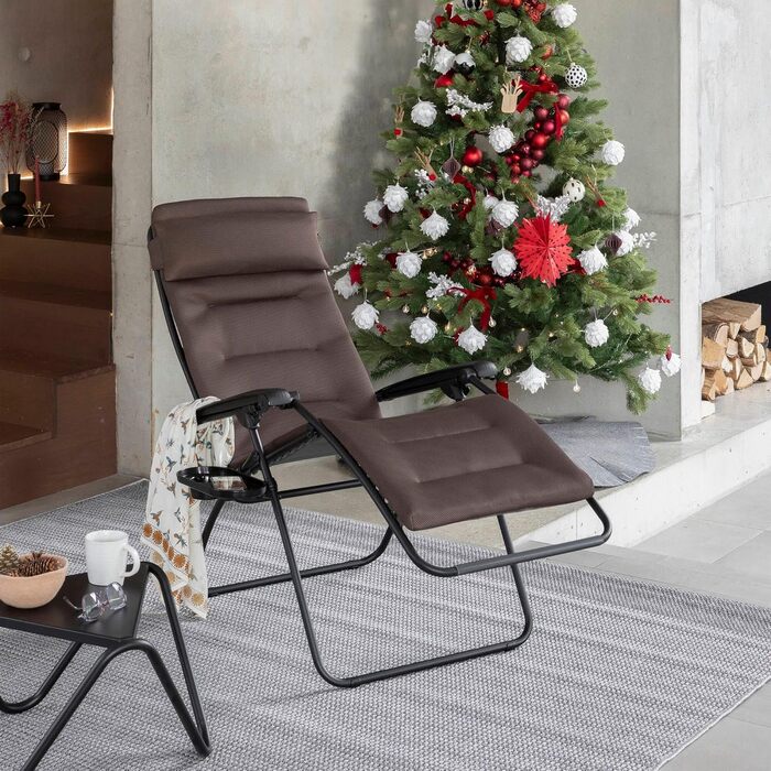 Крісло-релаксатор Lafuma Mobilier Zero Gravity з AirComfort® (чорний) - 5 років гарантії