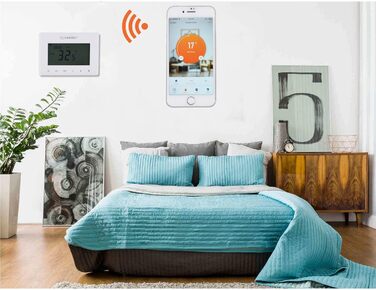 Інфрачервоний обігрівач Sundirect PE380 Plus 380 Вт 30x120 см з Wi-Fi термостатом Smart1.0 Pro, управління через смартфон, скловолоконна ізоляція