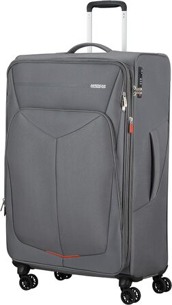 Валіза American Tourister SummerFunk Spinner L розширювана, 79 см, 109.5/119 л, сіра (Titanium Grey)