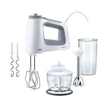 Блендер ручний Braun MultiMix 5 HM 5137 білий 750 Вт з насадками