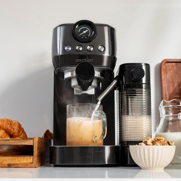Кавомашина Cecotec Cafelizzia ColdBrew: Еспресо, Капучино, Холодний Кава, 20 бар, Паровий кран, Нержавіюча сталь