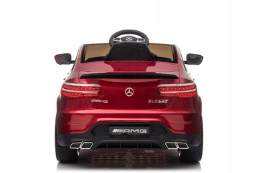 Дитячий електромобіль Mercedes GLC 63S (4x4, 180 Вт) — бордовий, глянцевий лак
