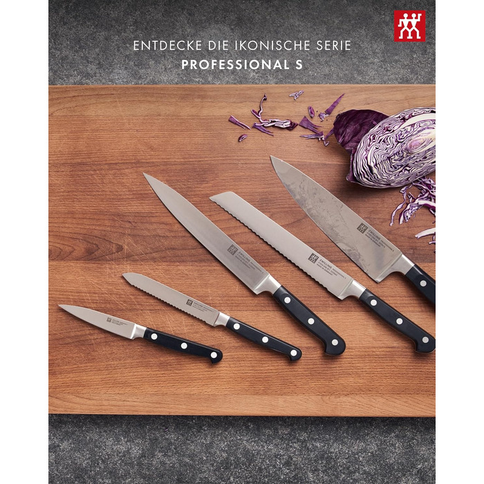 Набір кухонних ножів ZWILLING Professional S, 3 предмети (10 см, 16 см, 20 см), Made in Germany