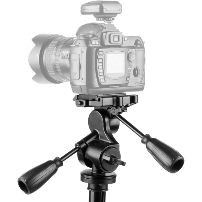 Професійний фотоштатив Walimex pro WAL-6702 з 3D-головою FT-6653H, вантажопідйомність 12 кг, флюїдна амортизація, з чохлом
