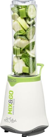Смузі-мейкер ECG SM 3510 Mix&Go, 350 Вт, пластик, біло-зелений