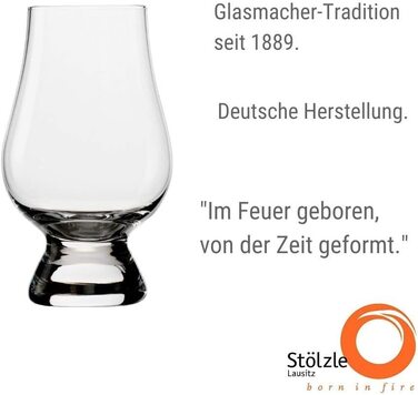 Набір склянок для віскі Glencairn, 4 шт, 190 мл, кришталеве скло, для дегустації, підходить для посудомийної машини