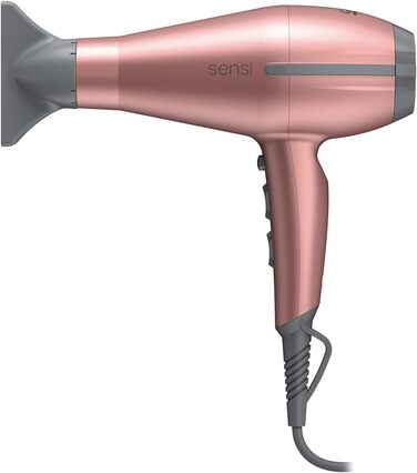 Фен професійний Gama Italy Tempo 5D Sensi 2200 Вт - 5D Ultra Ozone Ion Protect, Рожевий