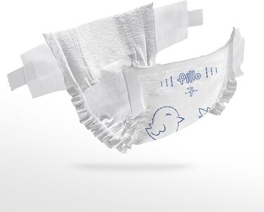 Дитячі підгузки Pillo розмір 4 Maxi (9-14 кг), 152 шт (4 упаковки по 38 шт)
