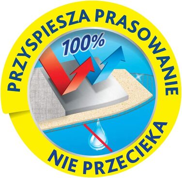 Праскавальна дошка Vileda Total Reflect Plus, пластик, чорна/синя, унікальна