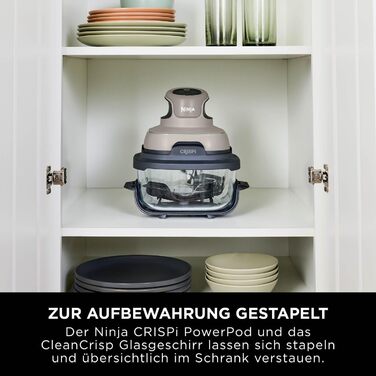 Ninja CRISPi Airfryer - фритюрниця без олії, 3.8 л, 4-в-1, 1700 В, FN101EUSTGD (Stone)