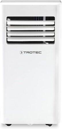 Мобільний кондиціонер TROTEC PAC 2600 X 3-в-1: охолодження, вентиляція, осушення, 2,6 кВт (9000 BTU/год) для приміщень до 34 м², 2 швидкості вентиляції