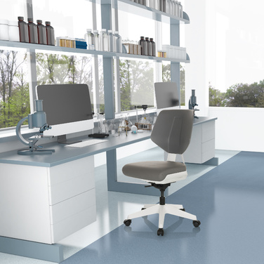 Робоче крісло / офісне крісло MOVE WORK 3D пластик / ПВХ сірий hjh OFFICE