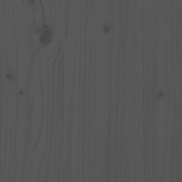 vidaXL Банкетка для взуття з великим місцем для зберігання, шафа для взуття у передпокій, сіра, масивна сосна, 70x38x45,5 см