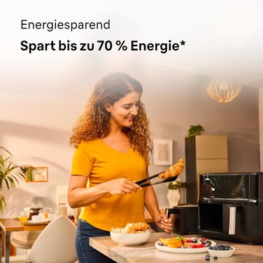 Фритюрниця повітряна Braun MultiFry 3 HF 3030, 4.3 л, 1500 Вт, цифрове керування, 8 програм, чорна